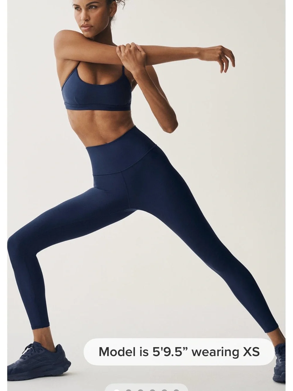 ALO airlift High-Waist Navy Leggings 7/8”